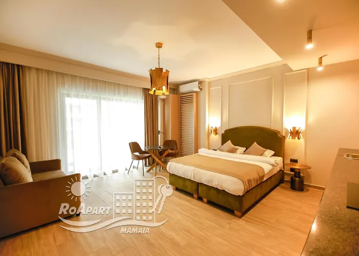 Roapart- Studio De Lux Cu Parcare Vedere Lac Si Mare La 2 Min De Plaja
